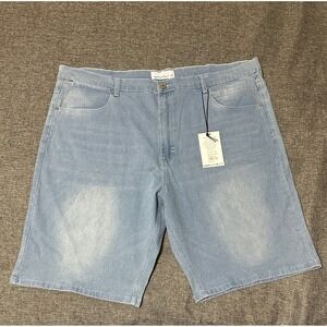 Paperdenim&cloth Men's 46 Jean Shorts Blue All-Day Stretch Denim Regular Fit